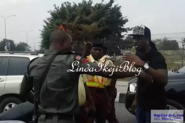 Photo: Paul Okoye Seen Arguing With Policeman In Traffic
